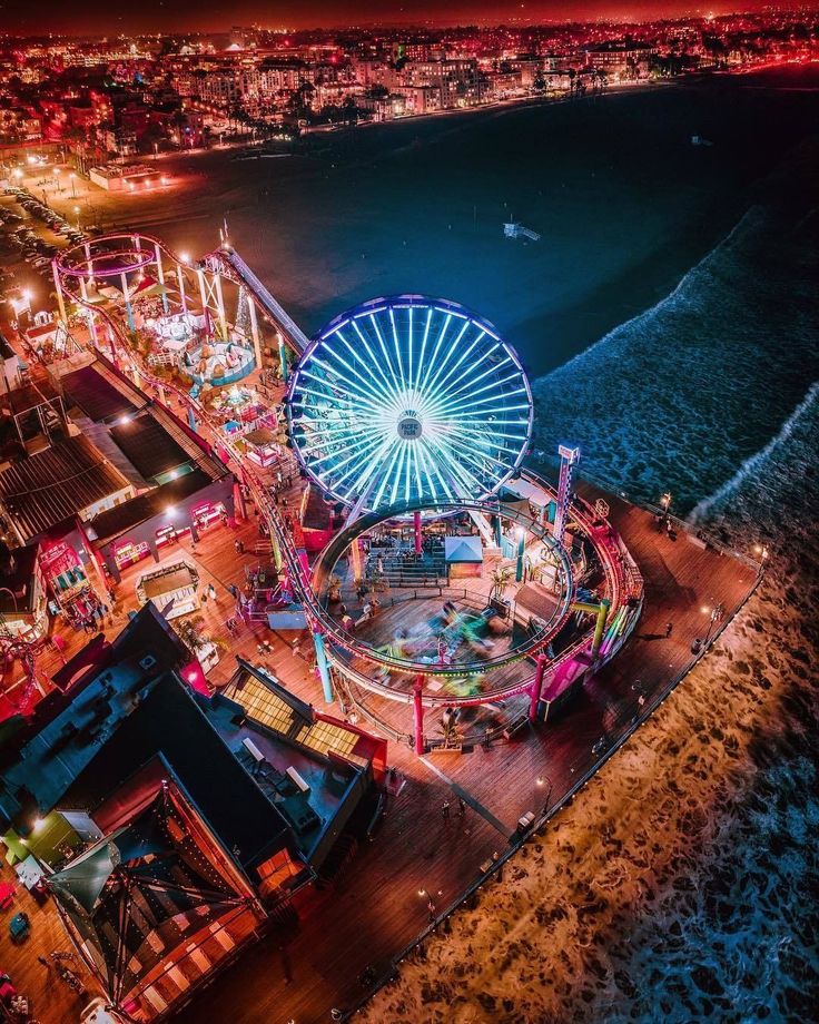 santa monica pier in california